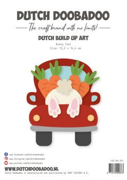 Dutch Doobadoo - Schablone A5 "Bunny Feet" Stencil - Dutch Card Art Build Up 