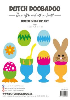 Dutch Doobadoo - Schablone A5 "Eggs" Stencil - Dutch Card Art Build Up 