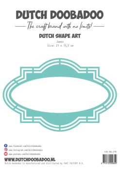 Dutch Doobadoo - Schablone A5 "James" Stencil - Dutch Shape Art 