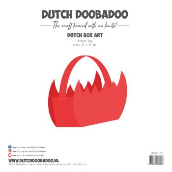 Dutch Doobadoo - Schablone 30x30cm "Broken Egg" Stencil - Dutch Box Art