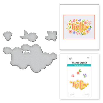 Spellbinders - Stanzschablone "Floral Hello" Dies