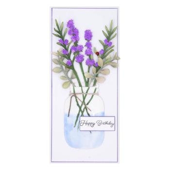 Spellbinders - Stanzschablone "Mason Jar and Lavender" Dies