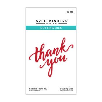 Spellbinders - Stanzschablone "Scripted Thank You" Dies