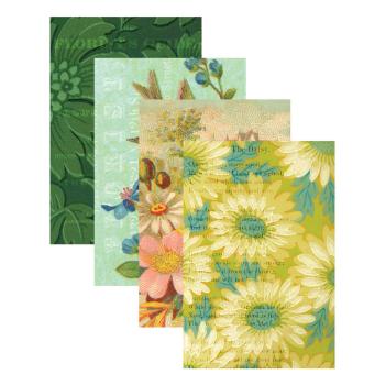 Spellbinders - Designpapier "Florals 2 Palette" Paper Pad 6x9 Inch - 24 Bogen