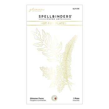 Spellbinders - Heißfolien-Platte "Glimmer Ferns" Hot Foil Plate