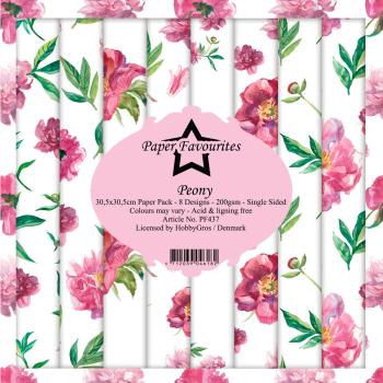 Paper Favourites - Designpapier "Peony" Paper Pack 12x12 Inch 8 Bogen