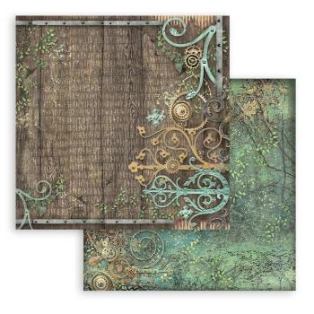 Stamperia - Designpapier "Magic Forest Maxi Background" Paper Pack 12x12 Inch - 10 Bogen