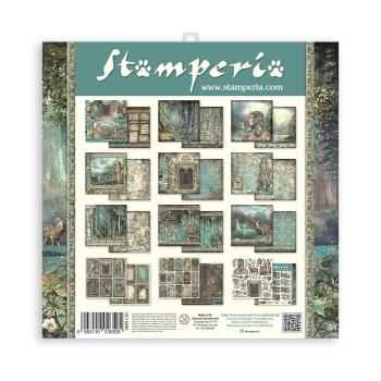 Stamperia - Designpapier "Magic Forest" Paper Pack 12x12 Inch - 10 Bogen