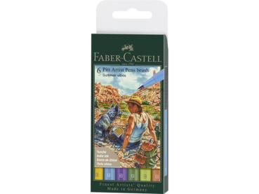 Faber Castell Pitt Artist Pen Brush Summer Vibes  6er-Set