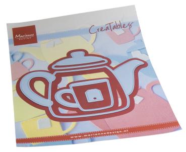 Marianne Design - Präge- und Stanzschablone "Teapot & Glass" Creatables Dies