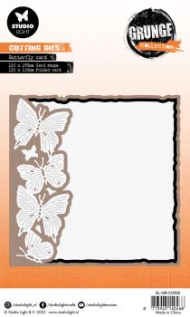 Studio Light - Stanzschablone "Butterfly Card" Dies Grunge Collection 