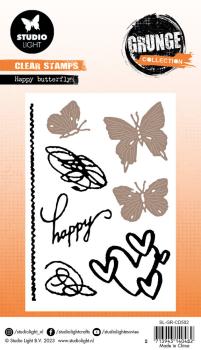 Studio Light - Stanzschablone "Happy Butterfly" Dies Grunge Collection 