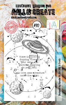 AALL and Create - Stempelset A7 "Astroventurer" Clear Stamps
