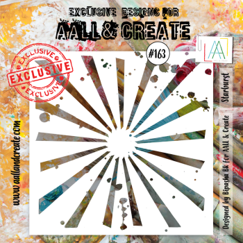 AALL and Create - Schablone 6x6 Inch "Starburst "Stencil