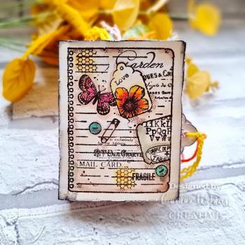 Woodware - Stempelset "Garden Journal" Clear Stamps 