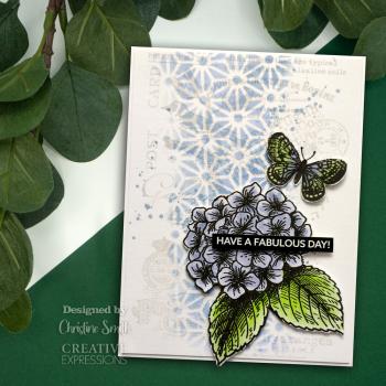 Woodware - Stempel "Hydrangea " Clear Stamps