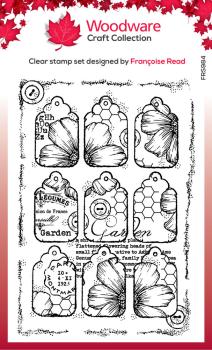Woodware - Stempel "Nine Tags" Clear Stamps