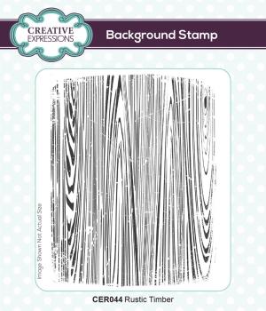 Creative Expressions - Stempel A6 "Rustic Timber" Clear Stamps
