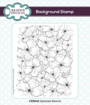 Creative Expressions - Stempel A6 "Speckled Blooms" Clear Stamps