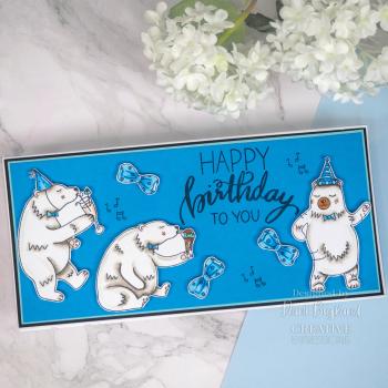 Creative Expressions - Stempelset A5 "Musical Birthday" Clear Stamps