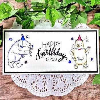 Creative Expressions - Stempelset A5 "Musical Birthday" Clear Stamps