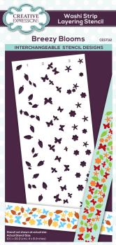 Creative Expressions - Schablone "Breezy Blooms" Layering Stencil