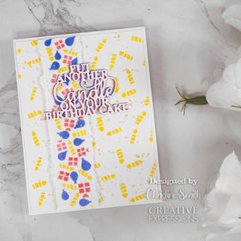 Creative Expressions - Schablone "Let's Celebrate" Layering Stencil