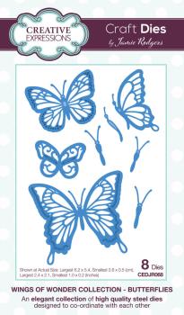 Creative Expressions - Stanzschablone "Wings of Wonder Butterflies" Craft Dies