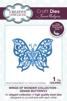 Creative Expressions - Stanzschablone "Wings of Wonder Grand Butterfly" Craft Dies