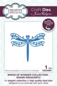 Creative Expressions - Stanzschablone "Wings of Wonder Grand Dragonfly" Craft Dies