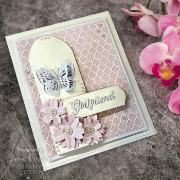 Creative Expressions - Stanzschablone "Wings of Wonder Moroccan Scalloped Lattice Background" Craft Dies