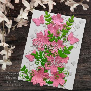 Creative Expressions - Stanzschablone "Wings of Wonder Moroccan Scalloped Lattice Background" Craft Dies