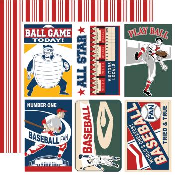 Carta Bella - Designpapier "Home Run" Paper Pad 6x6 Inch - 24 Bogen