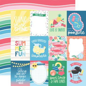 Echo Park - Designpapier "Sun Kissed" Paper Pack 6x6 Inch -  Bogen