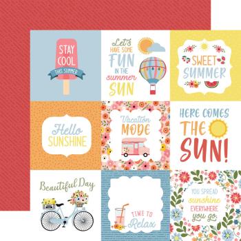 Echo Park - Designpapier "Here Comes The Sun" Paper Pack 6x6 Inch -  Bogen