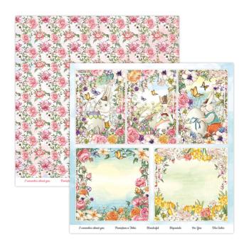 ScrapBoys - Designpapier "Spring Flowers" Paper Pack 12x12 Inch - 12 Bogen