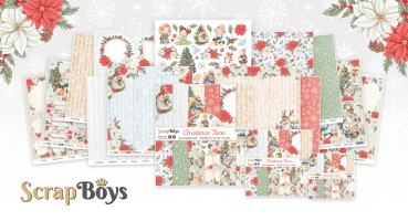 ScrapBoys - Designpapier "Christmas Time" Paper Pack 12x12 Inch - 12 Bogen