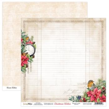 ScrapBoys - Designpapier "Christmas Wishes" Paper Pack 12x12 Inch - 12 Bogen