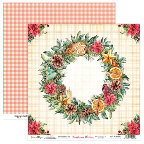 ScrapBoys - Designpapier "Christmas Wishes" Paper Pack 6x6 Inch - 24 Bogen