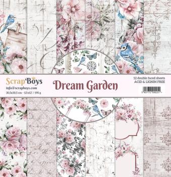 ScrapBoys - Designpapier "Dream Garden" Paper Pack 12x12 Inch - 12 Bogen