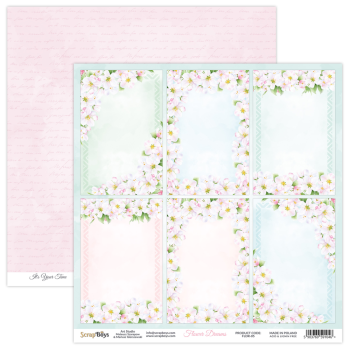 ScrapBoys - Designpapier "Flower Dreams" Paper Pack 12x12 Inch - 12 Bogen