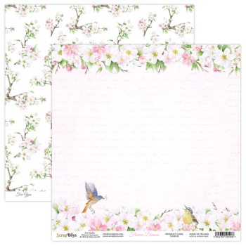 ScrapBoys - Designpapier "Flower Dreams" Paper Pack 8x8 Inch - 12 Bogen