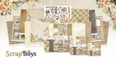 ScrapBoys - Designpapier "House Of Science" Paper Pack 6x6 Inch - 24 Bogen