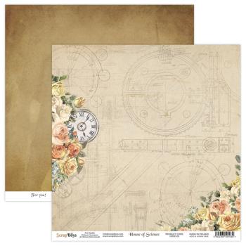 ScrapBoys - Designpapier "House Of Science" Paper Pack 8x8 Inch - 12 Bogen