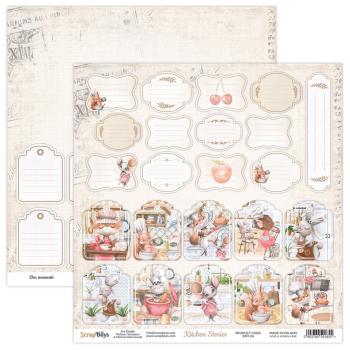 ScrapBoys - Designpapier "Kitchen Stories" Paper Pack 6x6 Inch - 24 Bogen