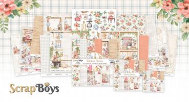 ScrapBoys - Designpapier "Kitchen Stories" Paper Pack 6x6 Inch - 24 Bogen