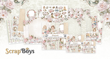 ScrapBoys - Designpapier "Moments" Paper Pack 6x6 Inch - 24 Bogen