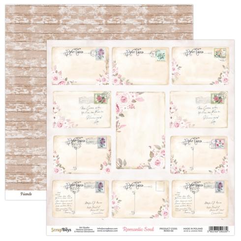 ScrapBoys - Designpapier "Romantic Soul" Paper Pack 12x12 Inch - 12 Bogen