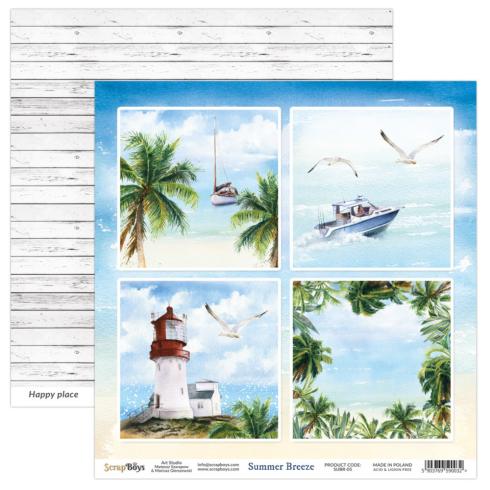 ScrapBoys - Designpapier "Summer Breeze" Paper Pack 12x12 Inch - 12 Bogen