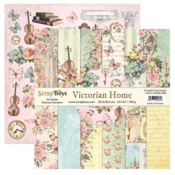 ScrapBoys - Designpapier "Victorian Home" Paper Pack 12x12 Inch - 12 Bogen